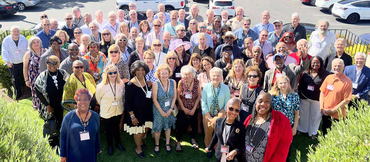 The attendees of the class of 72 at the 50 +2 reunion